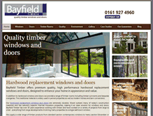 Tablet Screenshot of bayfieldtimber.co.uk
